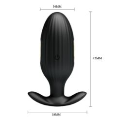 Comprar PRETTY LOVE - JEFFERSON PLUG ANAL CONTROLADO POR APP NEGRO al mejor precio - Envíos Discretos
