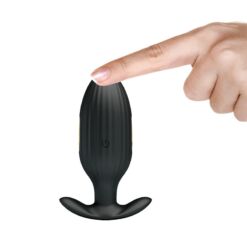 Comprar PRETTY LOVE - KELLY PLUG ANAL VIBRADOR RECARGABLE NEGRO al mejor precio - Envíos Discretos