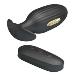Comprar PRETTY LOVE - KELLY PLUG ANAL VIBRADOR RECARGABLE NEGRO al mejor precio - Envíos Discretos