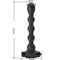 Comprar PRETTY LOVE - LYNN PLUG ANAL SILICONA 10 VIBRACIONES NEGRO al mejor precio - Envíos Discretos