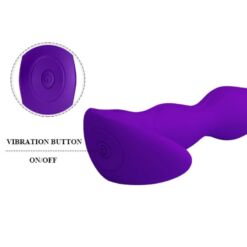 Comprar PRETTY LOVE - MASAJEADOR ANAL 12 MODOS VIBRACIÓN LILA al mejor precio - Envíos Discretos