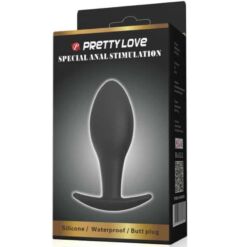 Comprar PRETTY LOVE - PLUG ANAL SILICONA ANCLA 8.5 CM NEGRO al mejor precio - Envíos Discretos