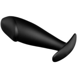 Comprar PRETTY LOVE - PLUG ANAL SILICONA FORMA PENE NEGRO al mejor precio - Envíos Discretos