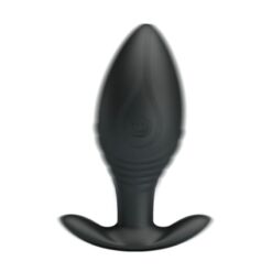 Comprar PRETTY LOVE - REGINA PLUG ANAL VIBRADOR RECARGABLE NEGRO al mejor precio - Envíos Discretos
