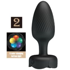 Comprar PRETTY LOVE - VARIAN PLUG ANAL CON LUZ LED 10.8 CM al mejor precio - Envíos Discretos