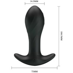 Comprar PRETTY LOVE - VIBRADOR ANAL NEGRO al mejor precio - Envíos Discretos
