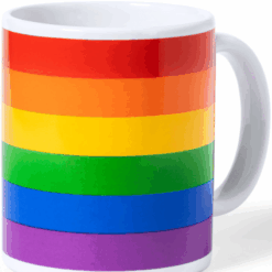 Comprar PRIDE - TAZA CON LA BANDERA LGBT EN CAJA INDIVIDUAL KRAFT /es/pt/en/fr/it/ al mejor precio - Envíos Discretos