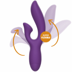 Comprar REWOLUTION - REWOFUN VIBRADOR FLEXIBLE CON RABBIT al mejor precio - Envíos Discretos