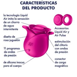Comprar SATISFYER - AIR PULSE PRO 2 MODERN BLOSSOM VIBRADOR al mejor precio - Envíos Discretos