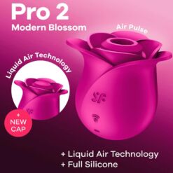 Comprar SATISFYER - AIR PULSE PRO 2 MODERN BLOSSOM VIBRADOR al mejor precio - Envíos Discretos