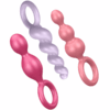 Comprar SATISFYER - ANAL PLUGS SET 3 PCS TRICOLOR al mejor precio - Envíos Discretos