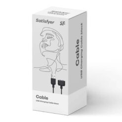Comprar SATISFYER - CABLE USB CARGADOR NEGRO al mejor precio - Envíos Discretos