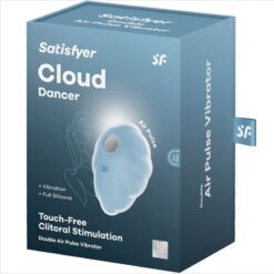 Comprar SATISFYER - CLOUD DANCER AZUL VIBRADOR AIR PULSE al mejor precio - Envíos Discretos