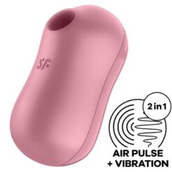 Comprar SATISFYER - COTTON CANDY ESTIMULADOR Y VIBRADOR ROSA al mejor precio - Envíos Discretos