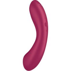 Comprar SATISFYER - CURVE TRINITY 1 AIR PULSE VIBRATION ROJO al mejor precio - Envíos Discretos