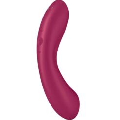Comprar SATISFYER - CURVE TRINITY 1 AIR PULSE VIBRATION ROJO al mejor precio - Envíos Discretos