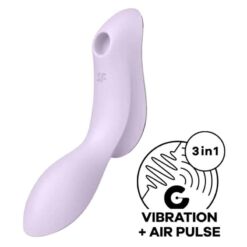 Comprar SATISFYER - CURVY TRINITY 2 ESTIMULADOR Y VIBRADOR MORADO al mejor precio - Envíos Discretos