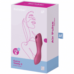 Comprar SATISFYER - CURVY TRINITY 3 ESTIMULADOR Y VIBRADOR ROJO al mejor precio - Envíos Discretos