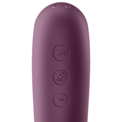 Comprar SATISFYER - DUAL KISS ESTIMULADOR CLITORIS PURPURA al mejor precio - Envíos Discretos