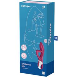 Comprar SATISFYER - EMBRACE ME VIBRADOR PUNTO G ROJO al mejor precio - Envíos Discretos