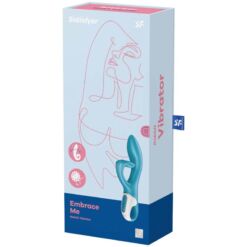 Comprar SATISFYER - EMBRACE ME VIBRADOR PUNTO G TURQUESA al mejor precio - Envíos Discretos