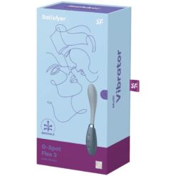 Comprar SATISFYER - G-SPOT FLEX 3 MULTI VIBRADOR GRIS al mejor precio - Envíos Discretos