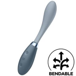 Comprar SATISFYER - G-SPOT FLEX 3 MULTI VIBRADOR GRIS al mejor precio - Envíos Discretos