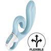 Comprar SATISFYER - LOVE ME VIBRADOR RABBIT AZUL al mejor precio - Envíos Discretos