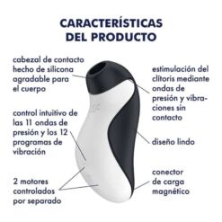 Comprar SATISFYER - ORCA AIR PULSE STIMULATOR + VIBRATION al mejor precio - Envíos Discretos