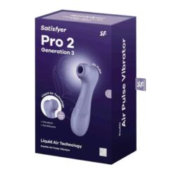 Comprar SATISFYER - PRO 2 GENERACIÓN 3 LIQUID AIR TECHNOLOGY LILA al mejor precio - Envíos Discretos