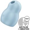 Comprar SATISFYER - PRO TO GO 1 ESTIMULADOR Y VIBRADOR DOBLE AZUL al mejor precio - Envíos Discretos
