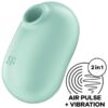 Comprar SATISFYER - PRO TO GO 2 ESTIMULADOR Y VIBRADOR DOBLE VERDE al mejor precio - Envíos Discretos