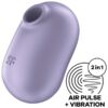 Comprar SATISFYER - PRO TO GO 2 ESTIMULADOR Y VIBRADOR DOBLE VIOLETA al mejor precio - Envíos Discretos