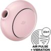 Comprar SATISFYER - PRO TO GO 3 ESTIMULADOR Y VIBRADOR DOBLE ROSA al mejor precio - Envíos Discretos