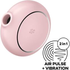 Comprar SATISFYER - PRO TO GO 3 ESTIMULADOR Y VIBRADOR DOBLE ROSA al mejor precio - Envíos Discretos