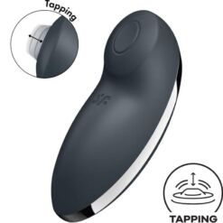 Comprar SATISFYER - TAP & CLIMAX 2 VIBRADOR & ESTIMULADOR GRIS al mejor precio - Envíos Discretos