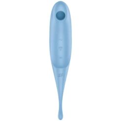 Comprar SATISFYER - TWIRLING PRO ESTIMULADOR Y VIBRADOR AZUL al mejor precio - Envíos Discretos