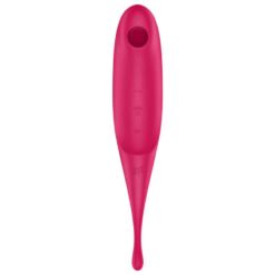 Comprar SATISFYER - TWIRLING PRO ESTIMULADOR Y VIBRADOR ROJO al mejor precio - Envíos Discretos