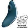 Comprar SATISFYER - VULVA LOVER 1 ESTIMULADOR Y VIBRADOR AZUL al mejor precio - Envíos Discretos