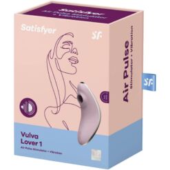 Comprar SATISFYER - VULVA LOVER 1 ESTIMULADOR Y VIBRADOR VIOLETA al mejor precio - Envíos Discretos