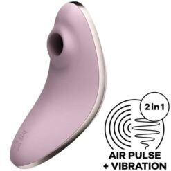 Comprar SATISFYER - VULVA LOVER 1 ESTIMULADOR Y VIBRADOR VIOLETA al mejor precio - Envíos Discretos