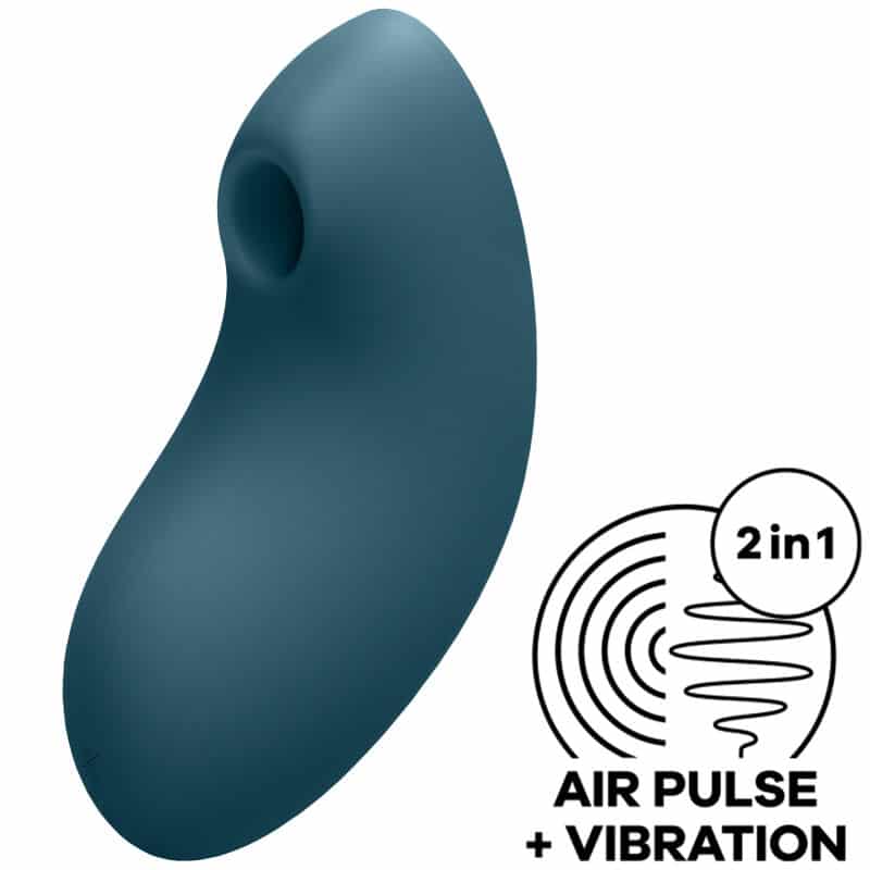 SATISFYER - VULVA LOVER 2 ESTIMULADOR Y VIBRADOR AZUL - piKanteo | Despierta tu lado más piKante Comprar SATISFYER - VULVA LOVER 2 ESTIMULADOR Y VIBRADOR AZUL al mejor precio - Envíos Discretos