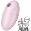 Comprar SATISFYER - VULVA LOVER 3 ESTIMULADOR Y VIBRADOR ROSA al mejor precio - Envíos Discretos
