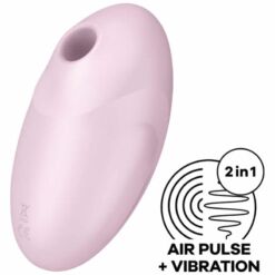 Comprar SATISFYER - VULVA LOVER 3 ESTIMULADOR Y VIBRADOR ROSA al mejor precio - Envíos Discretos
