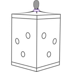 Comprar SECRET DOME - KINK CLUB CABINA SCANDALE MORADO al mejor precio - Envíos Discretos