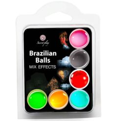 Comprar SECRET PLAY SET 6 BRAZILIAN BALLS MIX EFECTOS al mejor precio - Envíos Discretos