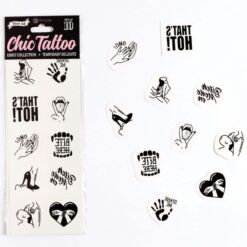 Comprar SECRET PLAY - SET DE 10 TATTOOS TEMPORALES KINKY COLLECTION al mejor precio - Envíos Discretos