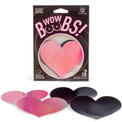 Comprar SECRET PLAY - WOW BOOBS! CUBRE PEZONES CORAZÓN al mejor precio - Envíos Discretos