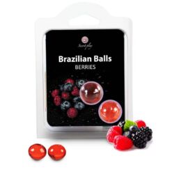 Comprar SECRETPLAY - BRAZILIAN BALLS FRUTAS DEL BOSQUE SET 2 BOLAS al mejor precio - Envíos Discretos