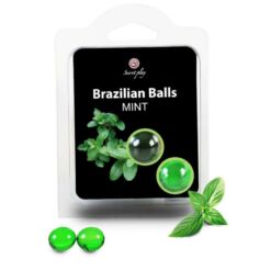 Comprar SECRETPLAY - BRAZILIAN BALLS  MENTA SET  2 BOLAS al mejor precio - Envíos Discretos